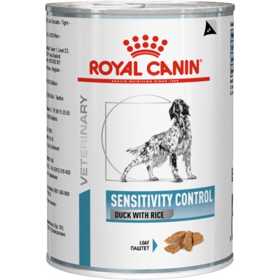 Консервы для собак при пищевой аллергии с острой непереносимостью Royal Canin Sensitivity control duck with rice (Loaf) can 420 г