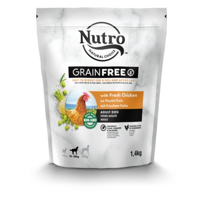 Сухой корм для собак средних пород со свежей Курицей и экстрактом розмарина Nutro Adult 1,4 кг