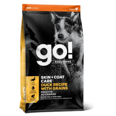 Корм GO! для щенков и собак, с цельной уткой и овсянкой Go Natural Sensitivity + Shine Duck Dog Recipe 11,34 кг