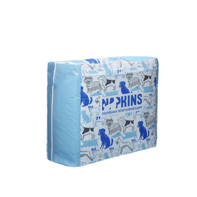 Впитывающие пеленки для собак, мелкий размер Napkins Gel Diapers Small 60 х 40, 5 шт