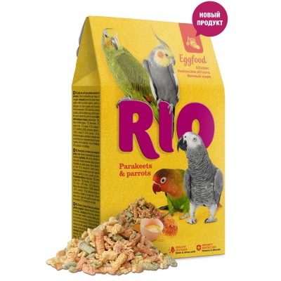 Яичный корм для средних и крупных попугаев Rio Parakeets & Parrots Eggfood 250 г