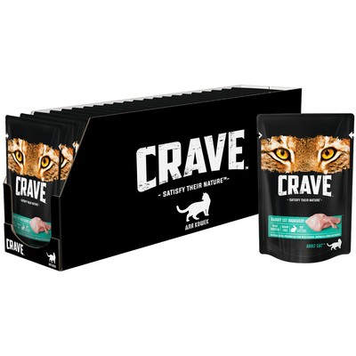 Пауч для кошек со вкусом кролика Crave Cat 70 гр