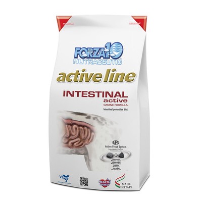 Сухой корм для взрослых собак при проблемах желудочно-кишечного тракта, диетический Forza10 Intesinal Active 24/10,4 4 кг