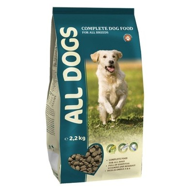 Корм для взрослых собак (полнорационный) All Dogs Complete dog food 2,2 кг