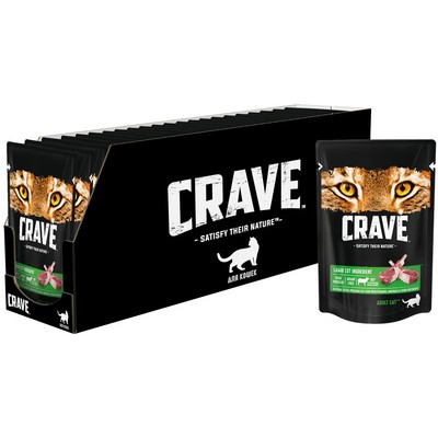 Пауч для кошек со вкусом ягнёнка Crave Cat 70 гр