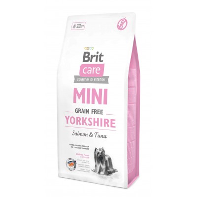 Корм сухой беззерновой корм для йоркширских терьеров Brit Adult Dog Care Mini Yorkshire Salmon 2 кг