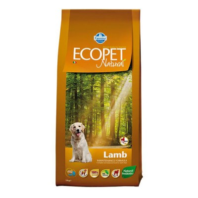 Сухой корм для собак мелких пород с ягненком Farmina Ecopet Natural Adult Mini 12 кг