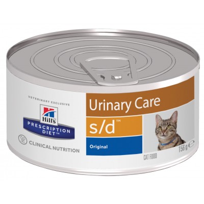 Диета Консервы для кошек, для лечения МКБ струвиты Hills Canned Cat Care Urinary Care 156 г