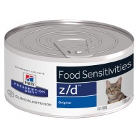 Canned Cat Food Sensitivies z/d