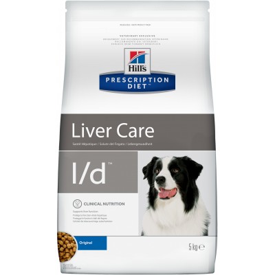 Диета Корм сухой для собак, для лечения заболеваний печени Hills Adult Dog l/d 5 кг
