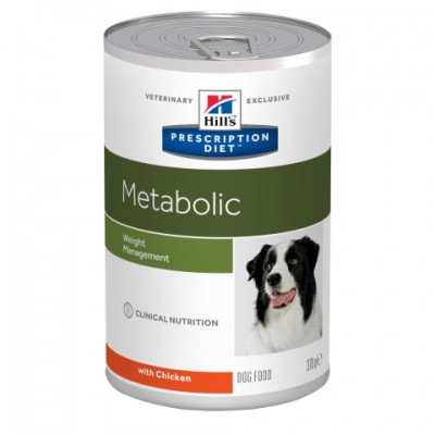 Диета Консервы для собак Metabolic для коррекции веса 370г Hills Adult Dog Metabolic Diet 370 г