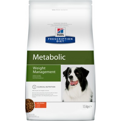 Диета Корм сухой для собак для коррекции веса Hills Adult Dog Metabolic 1,5 кг