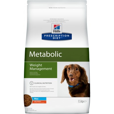 Диета Корм сухой для собак для коррекции веса Hills Adult Dog Metabolic Mini 1,5 кг