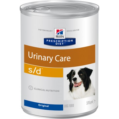 Диета Консервы для собак для лечение МКБ струвиты Hills Adult Dog s/d Urinary Care 370 г