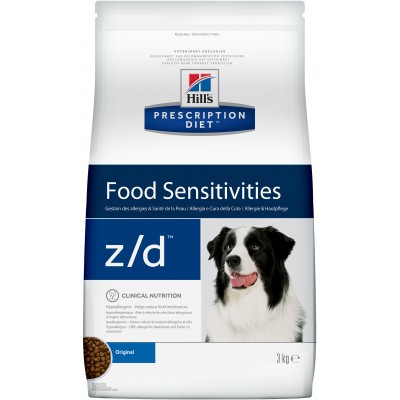 Диета Корм сухой для собак мелких пород лечение острых пищевых аллергий Hills Adult Dog z/d Ultra 1,5 кг