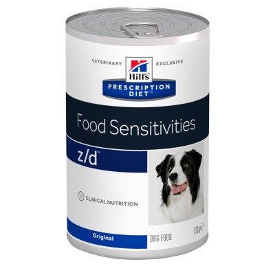 Диета Консервы для собак для лечение острых пищевых аллергий Hills Adult Dog z/d Food Sensitivities 370 г