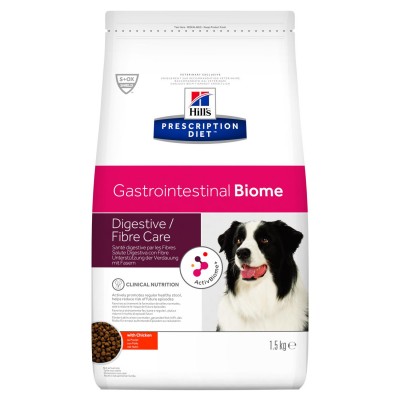 Диета Корм сухой для собак лечение ЖКТ Hills Adult Dog Gastrointestinal Biome Chicken 1,5 кг