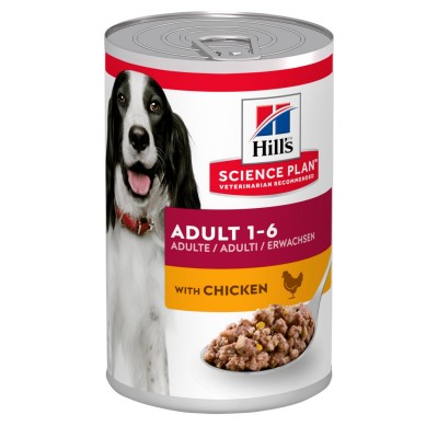 Консервы для собак с курицей Hills Adult Dog Chicken Science Plan 370 г