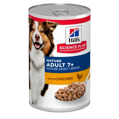 Консервы для пожилых собак с курицей Hills Senior Chicken Mature Adult +7 370 г