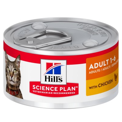 Консервы для кошек с курицей Hills Canned Adult Cat Chicken 82 г