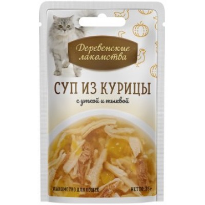  Деревенские лакомства Суп из курицы с уткой и тыквой 35 гр