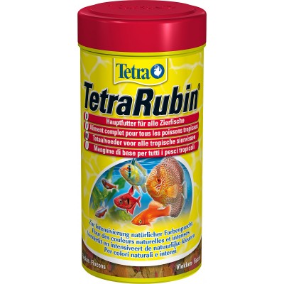 Корм в хлопьях для улучшения окраса всех видов рыб Tetra Rubin 100 мл