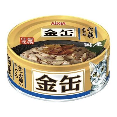 Консервы для кошек тунец и сушеный бонито в бульоне AIXIA Kin-Can 70 гр