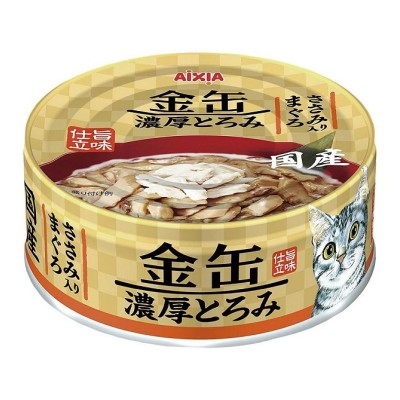 Консервы для кошек тунец и куриное филе в густом бульоне AIXIA Kin-Can Rich 70 гр