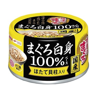 Консервы для кошек (White Meat 100%), тунец и гребешок в желе AIXIA Yaizu-no-Maguro 70 гр