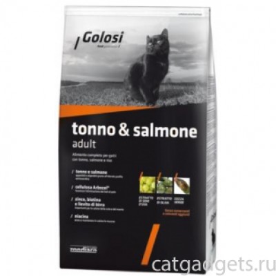 Корм для кошек с тунцом и лососем Golosi Adult Tonno & Salmone 20 кг