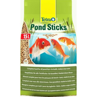 Корм для прудовых рыб в палочках Tetra Pond Sticks 15 л