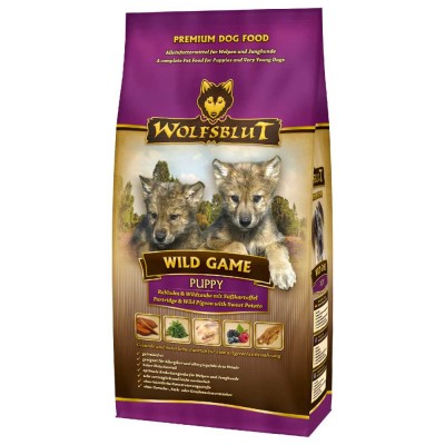 Сухой корм для щенков Страус Wolfsblut Wild Game Puppy 2 кг