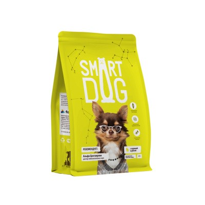 Smart Box Рацион из птицы для умных собак Smart Dog Smart Box Рацион из птицы 1,5 кг