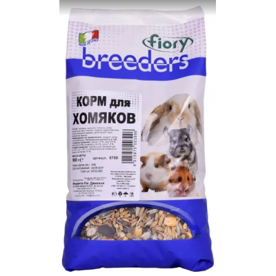 Fiory Breeders Fiory Корм для хомяков, 900 г 900 г