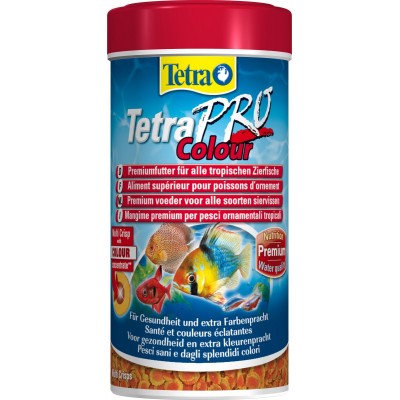 Корм-чипсы для улучшения окраса всех декоративных рыб Tetra Pro Color Crisps 500 мл