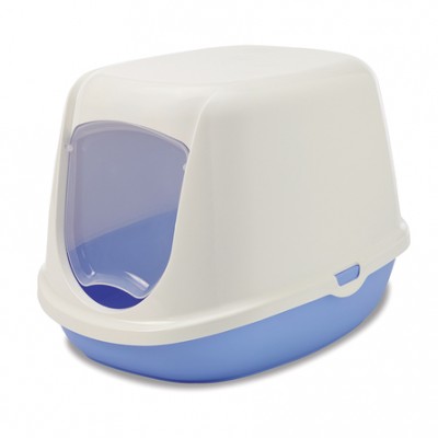 Туалет-домик для котят голубой Savic Duchesse A2000-00WPB 44.5х35.5х32см
