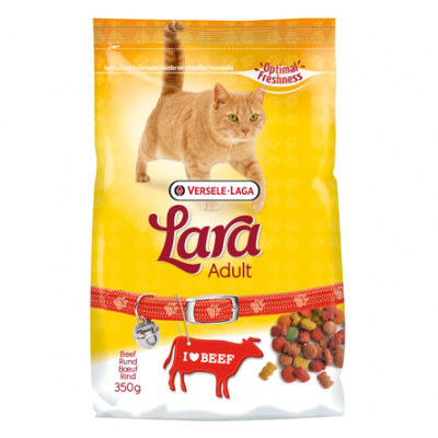 Сухой корм для взрослых кошек с говядиной Lara Adult Beef 350 г