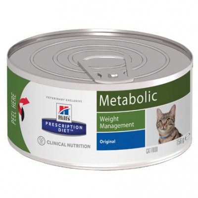 Диета конcервы для кошек для коррекции веса Hills Prescription Diet Metabolic Weight Management 156 г