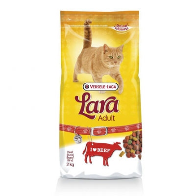 Сухой корм для взрослых кошек с говядиной Lara Adult Beef 2 кг