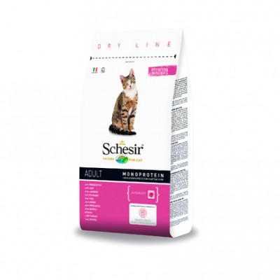 Сухой корм для взрослых кошек (с ветчиной) Schesir Adult 400 гр