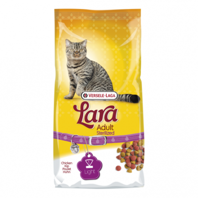 Сухой корм для взрослых кошек 1,8 кг + 200 гр с курицей Lara Adult Sterilized 2 кг