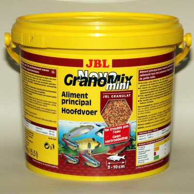 Основной корм для небольших пресн. акв. рыб, гранулы JBL NovoGranoMix mini 2,4 кг