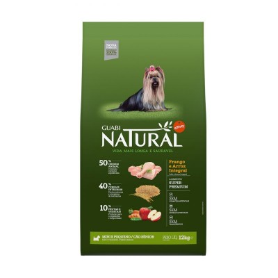 Корм для пожилых собак мелких пород Guabi Natural Senior Small Dog Food 12 кг