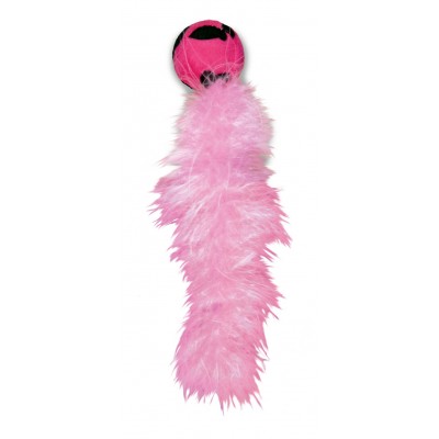 Игрушка для кошек с хвостом из перьев, цвета Kong Дикий хвост 18 см