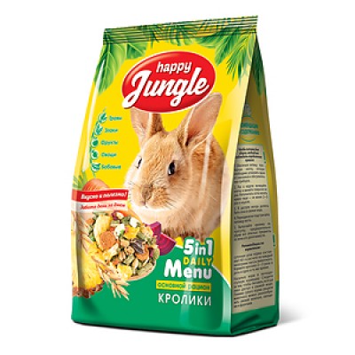 Корм для кроликов Happy Jungle Rabbit's Meal 400 г