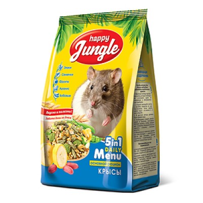 Корм для крыс Happy Jungle Rat's Meal 400 г