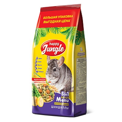 Корм для шиншилл Happy Jungle Chinchilla Meal 900 г
