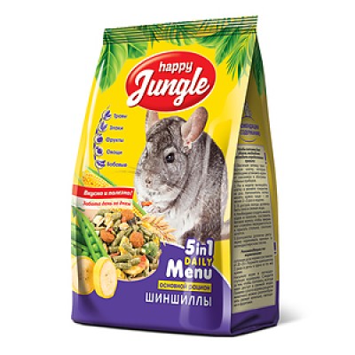 Корм для шиншилл Happy Jungle Chinchilla Meal 400 г