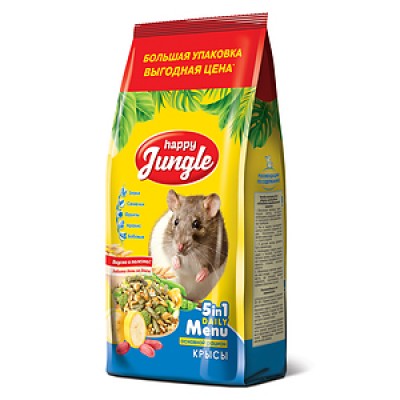Корм для крыс Happy Jungle Rat's Meal 900 г