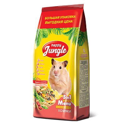 Корм для хомяков Happy Jungle Hamster Meal 900 г
